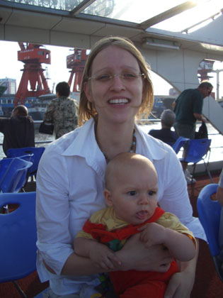 M�hre und Riki auf gro�er Fahrt