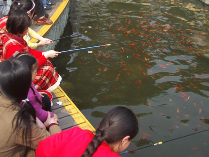 ... oder Goldfische angeln!?