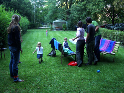 Grillen bei Max im Garten