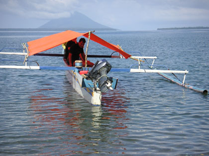 wieder Fischerboot, diesmal aber wirklich zum Fischen