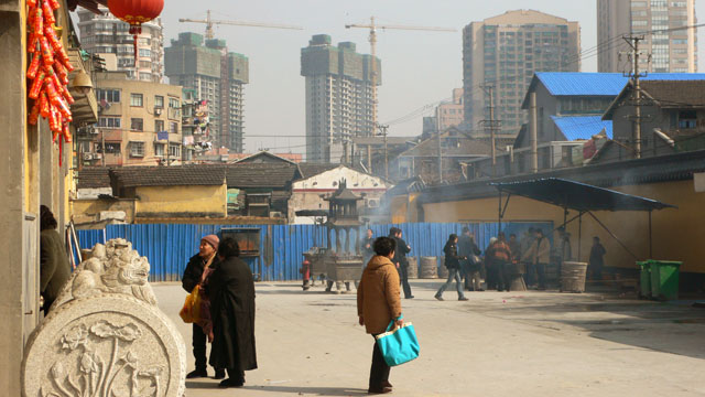 Blick aus dem 'Tempel unterm Meer'