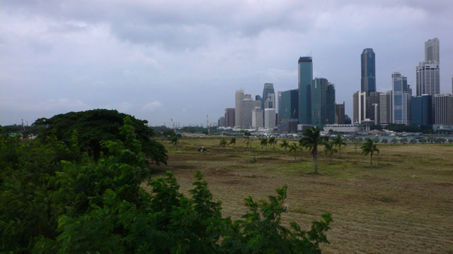 Marina Bay und Skyline