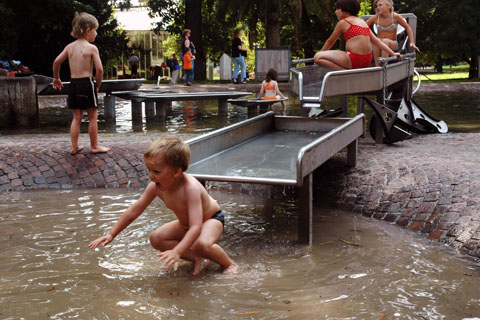 Wasserspielplatz