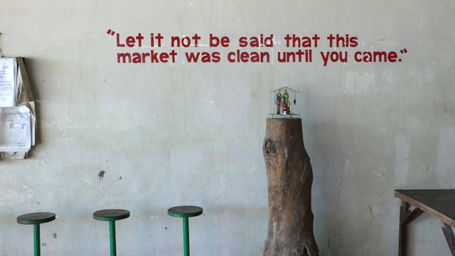 Willkommen auf dem lokalen Markt von Tagbilaran.