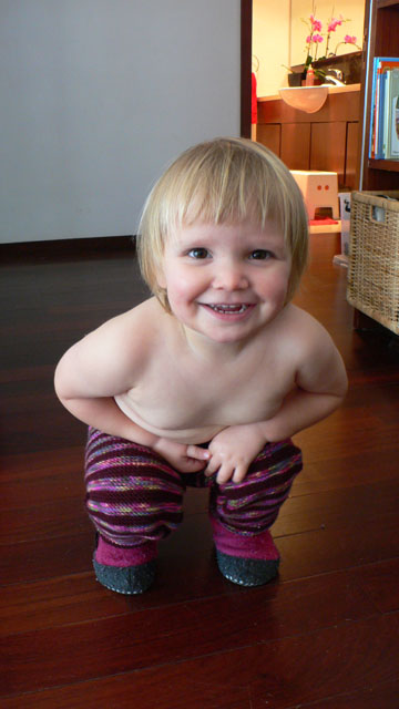 Strickhose: Schick, schick, Bonbon!