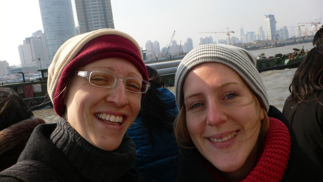 Katinka auf der Faehre