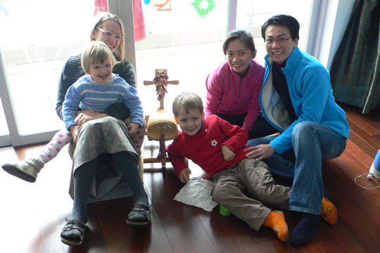 KT und Alice auf Neujahrsbesuch