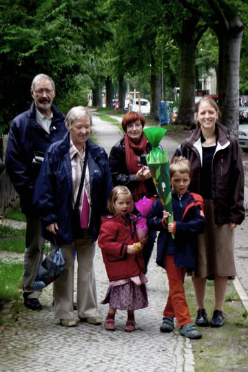 On our way to church