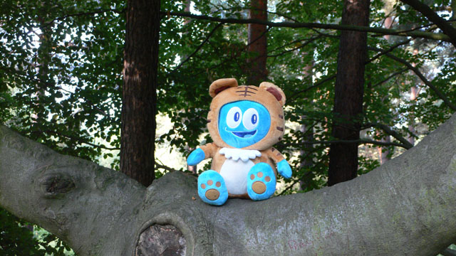 Haibao, the EXPO mascot, in Berlin