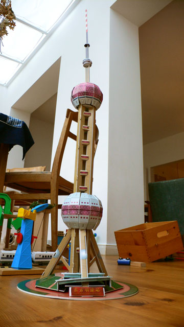 Thanks to Vivian and Joost visiting, we now own a smaller version of Pearl Tower