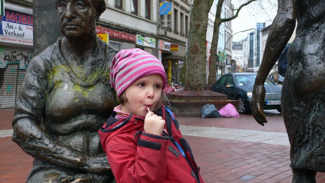 On our way to the tropical aquarium