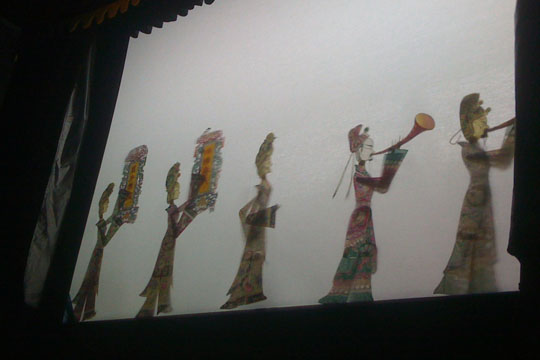 Chinese traditional shadow theatre, impressing!