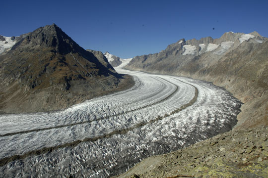 Three glaciers becoming one