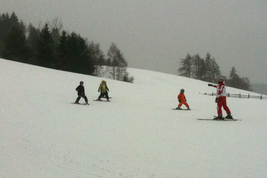 Ski school with Juergen W. A.