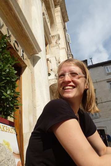 Enjoying good coffee