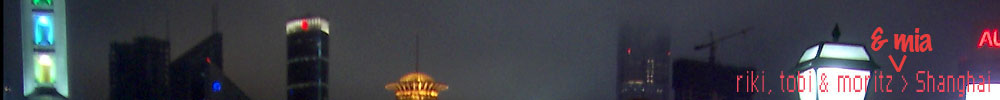 riki, tobi, moritz, shanghai